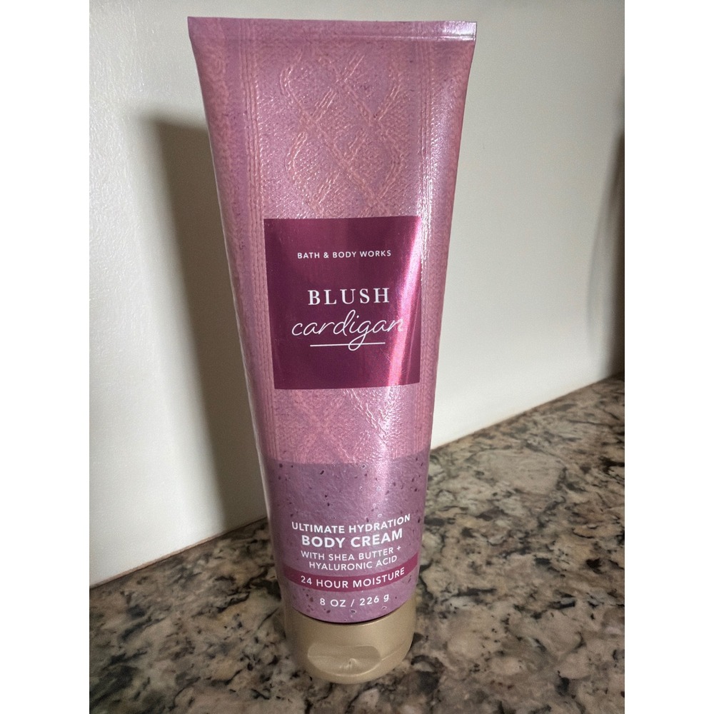 Bath & Body Works Body Cream Women 8oz Pink Blush Cardigan Ultimate Hydration